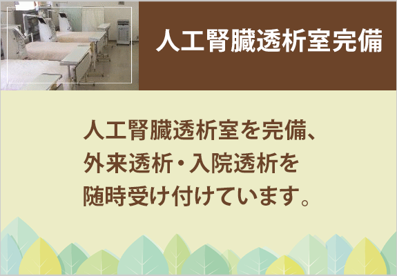 千代田区麹町,半蔵門駅,内科,アレルギー科,外科,呼吸器科,消化器外科,循環器科,心臓血管外科,泌尿器科,糖尿病内科,人工透析,入院透析